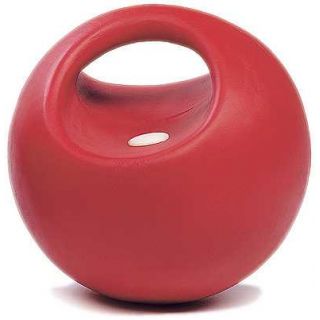 USG Reitsport Spielball, rot mit Griff, robust klein 165 mm Durchmesser