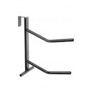 USG Reitsport Sattelhalter, doppelreihig, einhakbar, schwarz