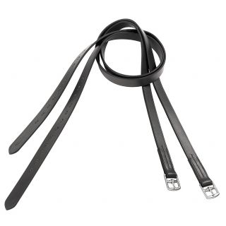 USG Reitsport Steigbügelriemen Basic aus Leder schwarz 120 cm
