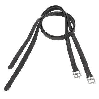 USG Reitsport Steigbügelriemen Soft aus weichem Leder schwarz 120 cm