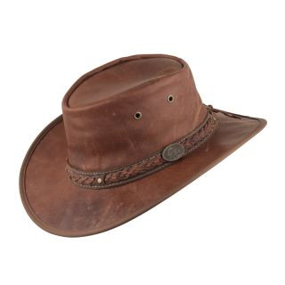 SCIPPIS Leder Hut KANGAROO SUNDOWNER hellbraun XXL