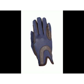 USG Reitsport GOOD LUCK Reithandschuhe braun/marine L