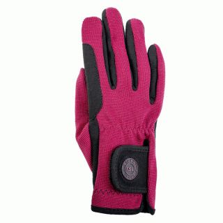 USG Reitsport HOLLY Kinder Reithandschuhe brombeer/schwarz 5XS