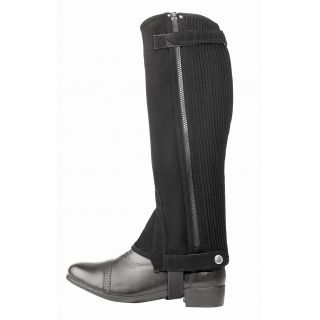 USG Reitsport Jodhpur Mini Chaps Siena fr Erwachsene schwarz schwarz XS normaler Schnitt