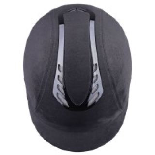 USG Reitsport Reithelm Comfort Rider auf wei�em Untergrund von oben mit Glitzer