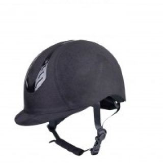 USG Reitsport Reithelm Comfort Rider auf wei�em Hintergrund von vorne