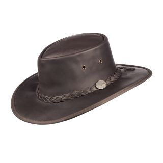 Barmah Squashy Fullgrain Lederhut braun XXL